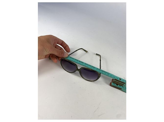 Occhiali da sole in plastica Bottega Veneta Grigio - vista 5