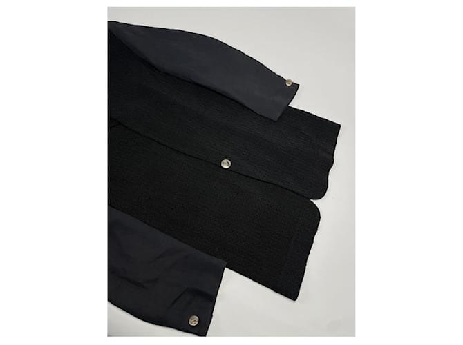 Autre Marque Istante schwarzer Polyester-Mantel - Ansicht 4