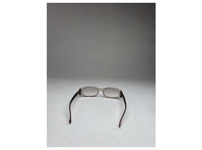 Gafas de sol de plástico plateadas Saint Laurent Plata - vista 4