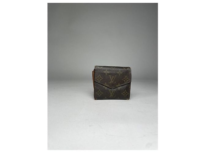 Borsa in pelle marrone Louis Vuitton Flore - vista 2