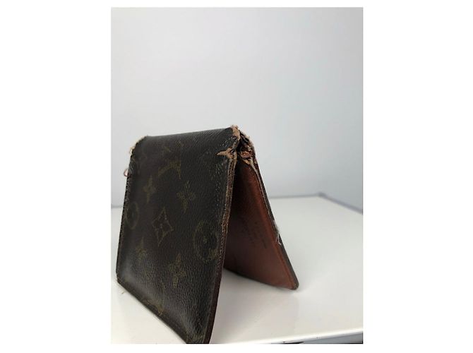 Borsa in pelle marrone Louis Vuitton - vista 5