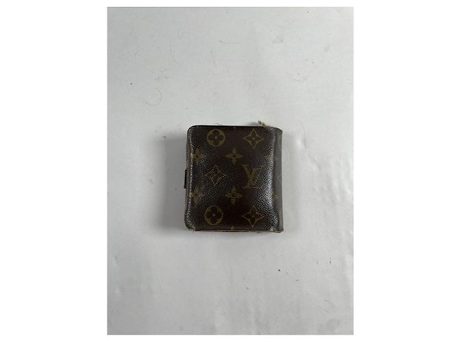 Louis Vuitton Zippy braune Lederbörse - Ansicht 4
