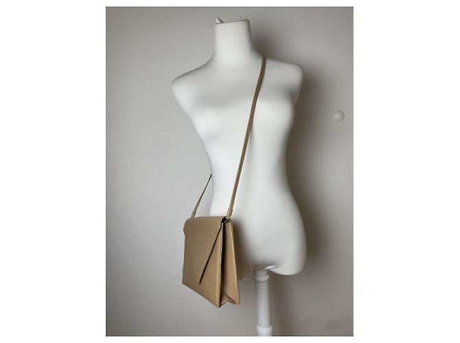 Borsa in pelle beige Bow Cut di Givenchy - vista 2