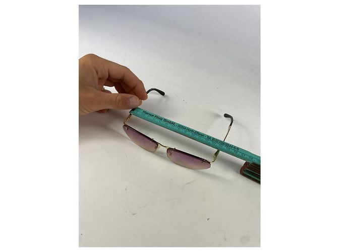 Céline Celine rosa Metall Sonnenbrille - Ansicht 5