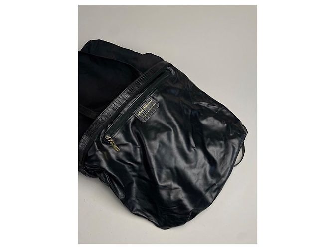 Schwarze Polyester-Handtasche Wanda von Salvatore Ferragamo - Ansicht 4