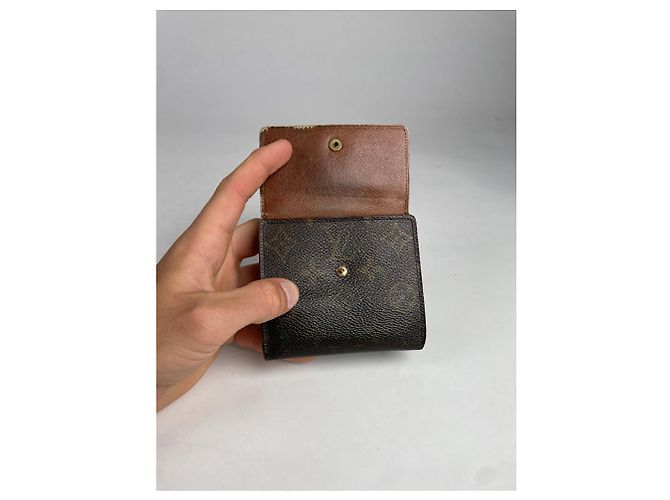 Cartera de cuero marrón Louis Vuitton Grenelle Castaño - vista 5