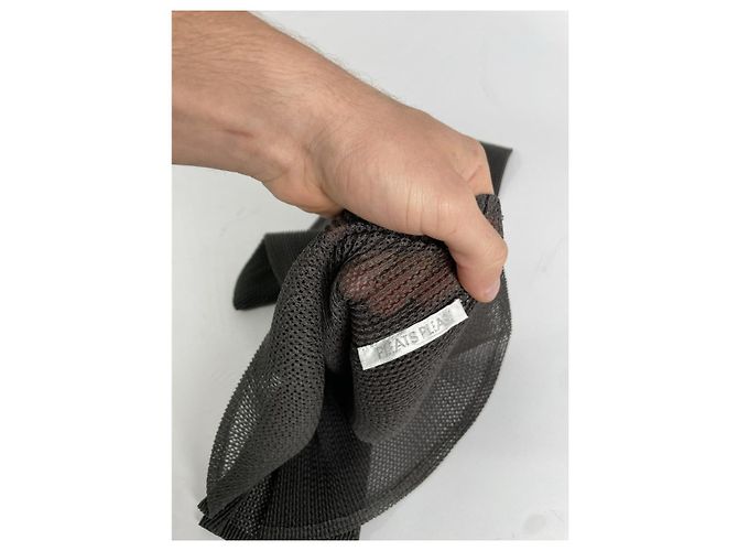 Pleats Please anthrazitfarbener synthetischer Top Anthrazitgrau - Ansicht 3