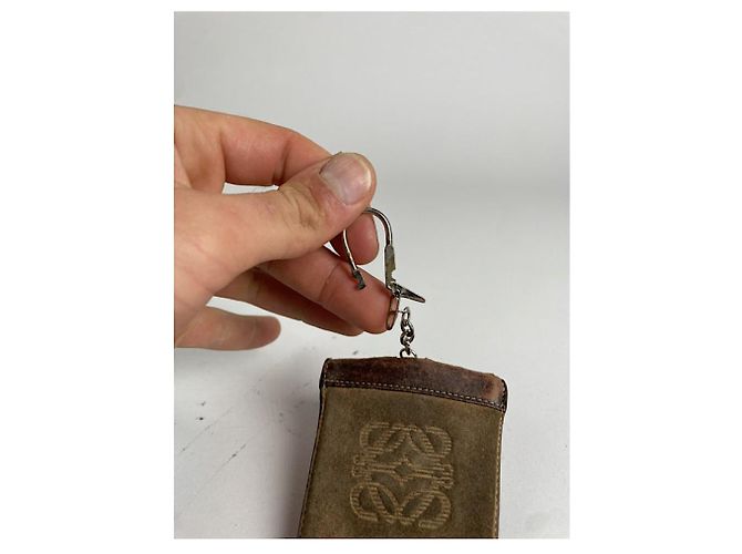 Borsa in pelle marrone Loewe - vista 4