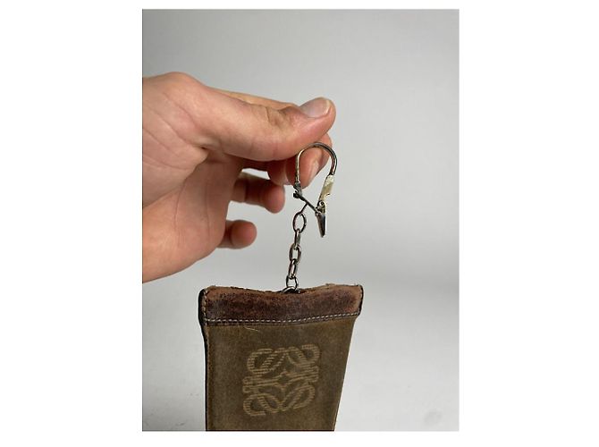 Borsa in pelle marrone Loewe - vista 5