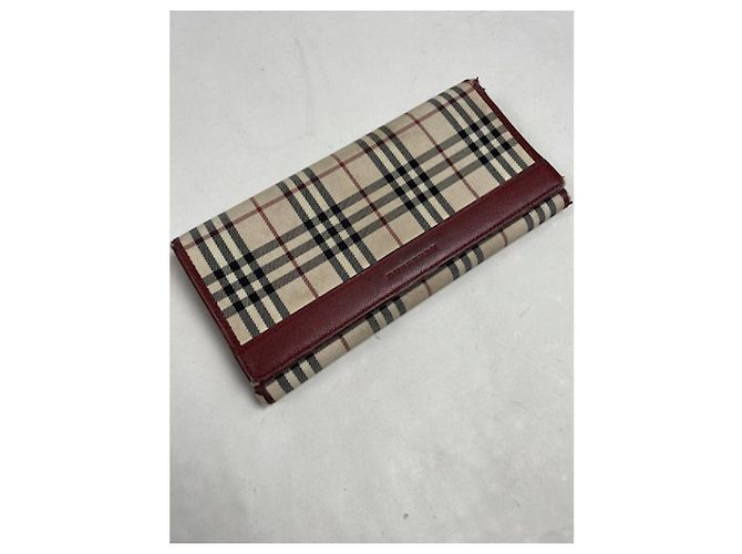 Burberry Beiger Leder Geldbörse - Ansicht 2