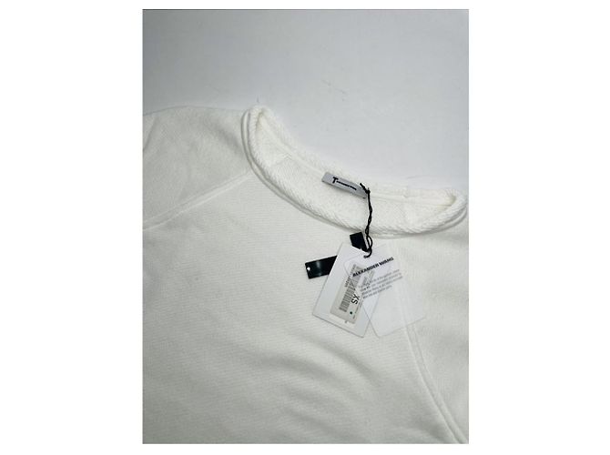 T By Alexander Wang T de Alexander Wang Suéter de algodão branco e moletom - vista 2