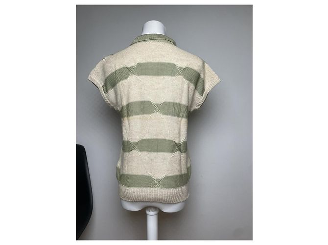 Top de lino beige J'Adior de Dior - vista 3