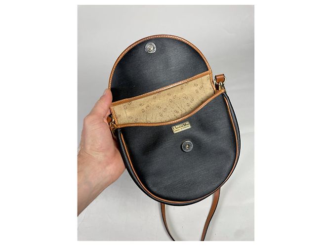 Borsa in pelle nera Dior Admit It Nero - vista 5