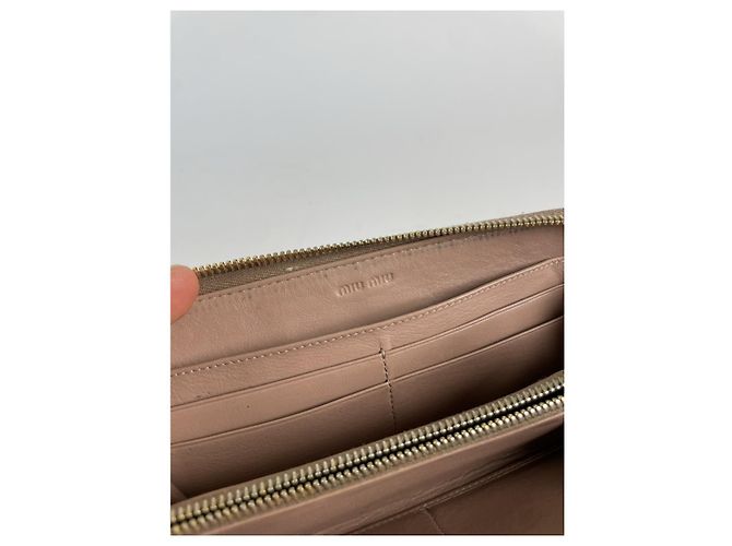 Cartera de cuero rosa Miu Miu - vista 4