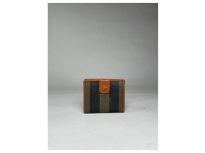 Fendi Baguette schwarze Lederbörse - Ansicht 5