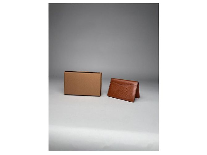 Borsa in pelle marrone Louis Vuitton - vista 3