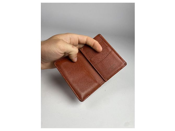 Borsa in pelle marrone Louis Vuitton - vista 4