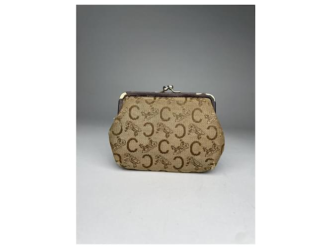 Céline Borsa in cotone Celine Brown Marrone - vista 2