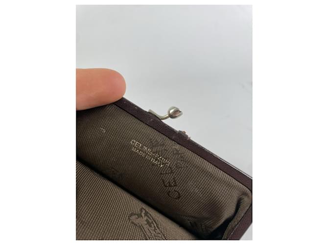 Céline Borsa in cotone Celine Brown Marrone - vista 3