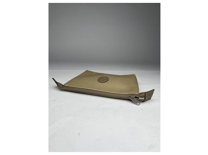 Bolso de mano de algodón beige Yves Saint Laurent - vista 4