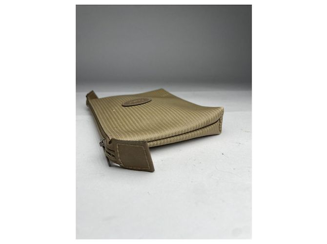 Bolso de mano de algodón beige Yves Saint Laurent - vista 5