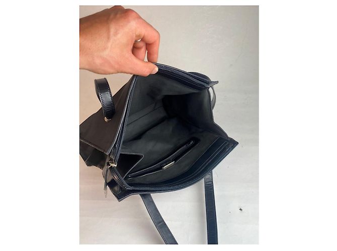 Loewe Handtasche aus schwarzem Polyester - Ansicht 5