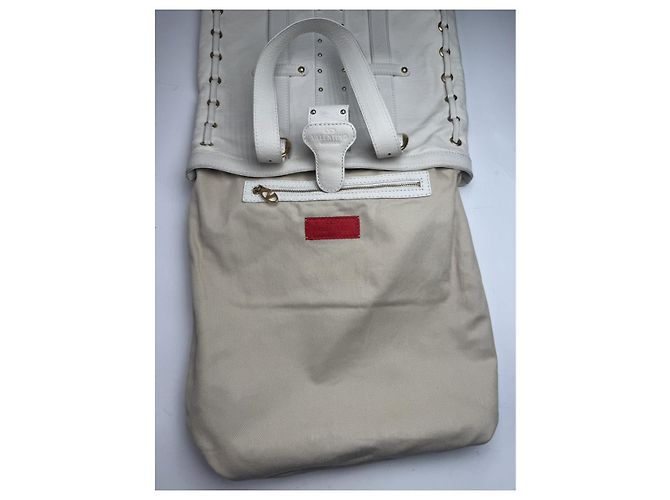 Borsa a mano in pelle bianca Valentino Garavani Rockstud Hobo Bianco - vista 2