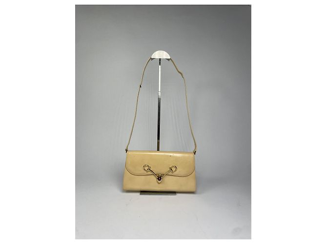 Gucci Aphrodite Beiger Lackleder-Handtasche - Ansicht 2