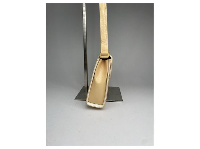 Gucci Aphrodite Beiger Lackleder-Handtasche - Ansicht 3