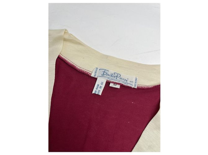 Top de lã bordô Emilio Pucci Bordeaux - vista 3