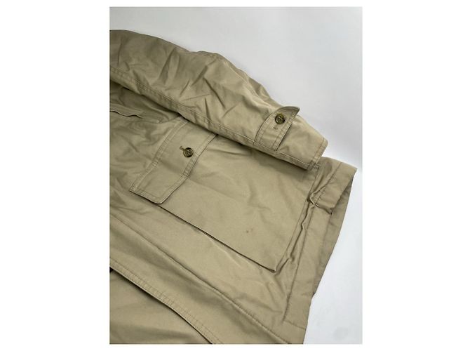 Abrigo de algodón beige de Burberry - vista 2