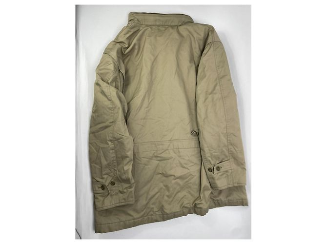 Abrigo de algodón beige de Burberry - vista 3