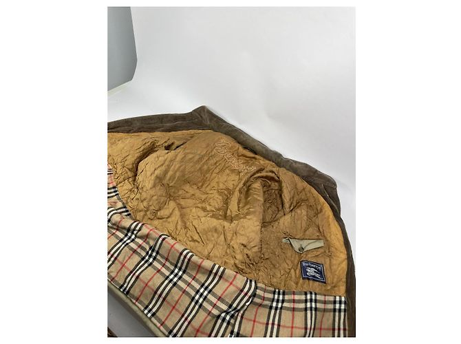Abrigo de algodón beige de Burberry - vista 5