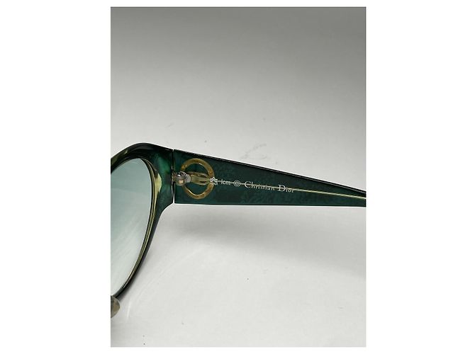 Gafas de sol de plástico verde Dior - vista 5