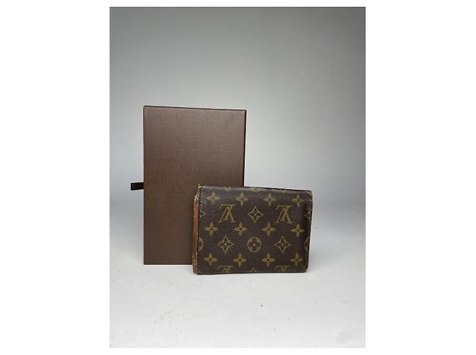 Portafoglio in pelle marrone Emilie Louis Vuitton - vista 2