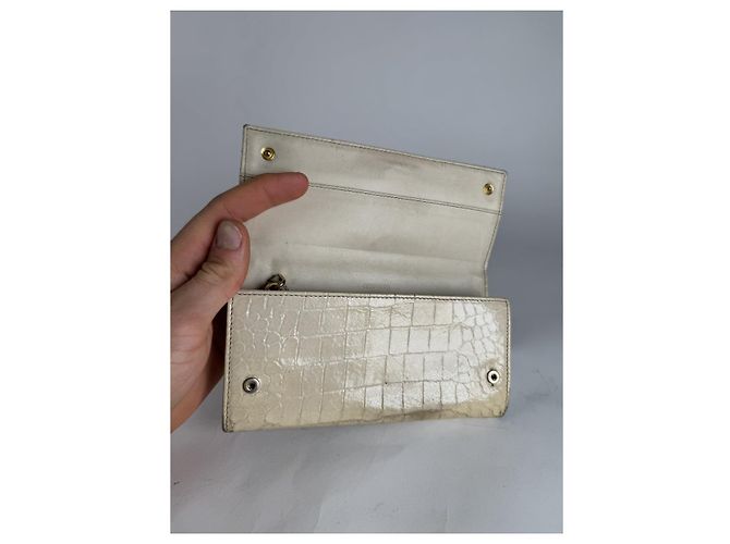 Cartera de cuero blanco Miu Miu - vista 4