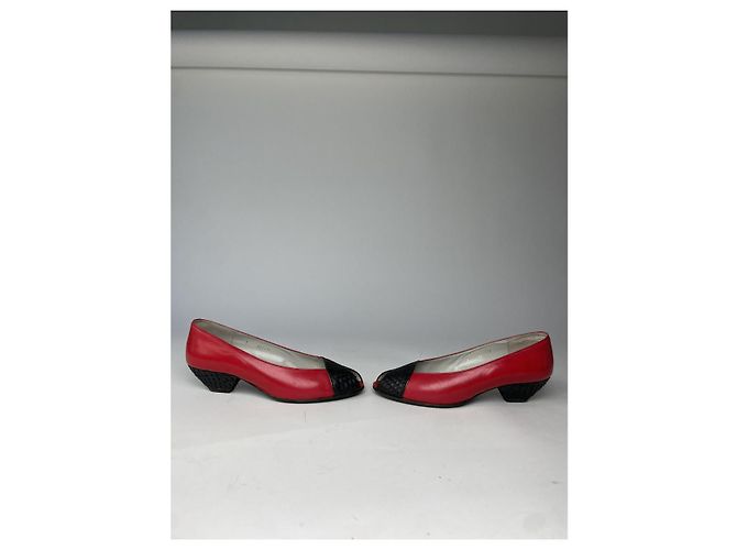 Bailarinas de cuero rojo Dior Roja - vista 2