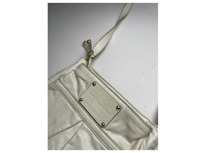 Borsa in pelle bianca Marc Jacobs Bianco - vista 3