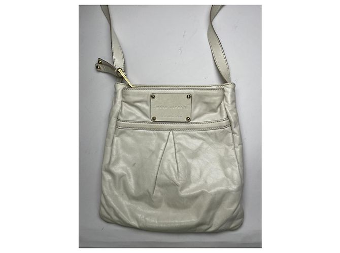 Borsa in pelle bianca Marc Jacobs Bianco - vista 4