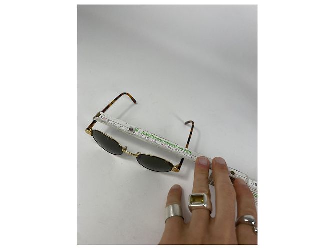 Fendi braune Metallsonnenbrille - Ansicht 5