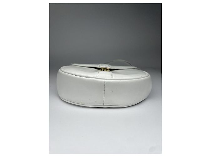 Borsa a mano in pelle verniciata bianca Givenchy Infinity Bianco - vista 2