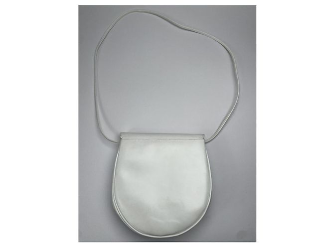 Borsa a mano in pelle verniciata bianca Givenchy Infinity Bianco - vista 3