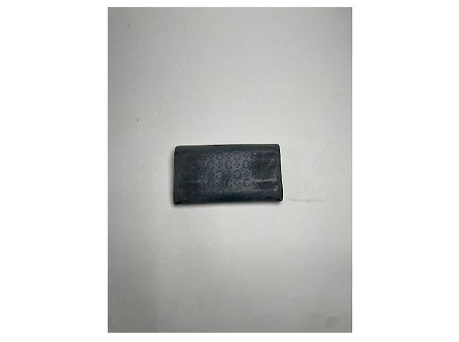 Céline Celine Triomphe Vintage Navy Leather Wallet Navy blue - view 3