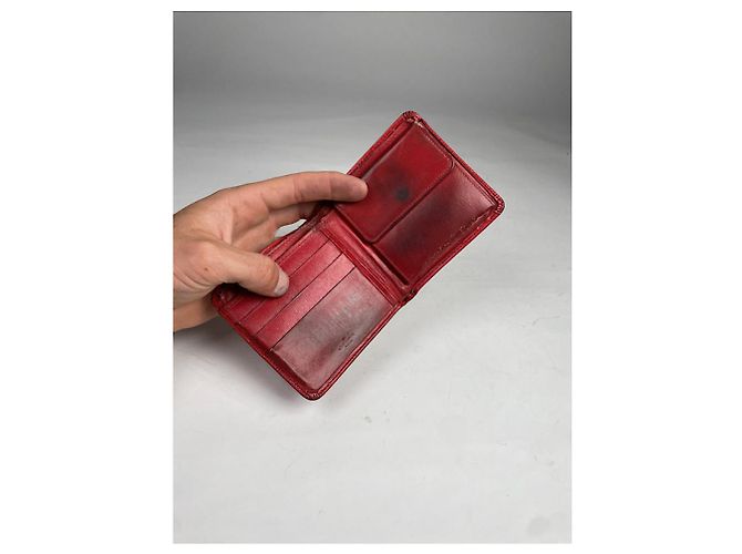 Borsa in pelle rossa Louis Vuitton Rosso - vista 3