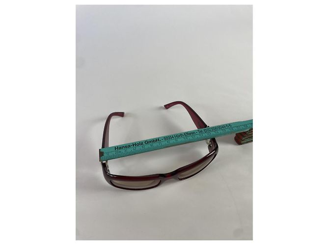 Gafas de sol de plástico moradas Gucci Púrpura - vista 2