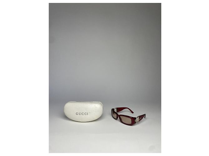 Gafas de sol de plástico moradas Gucci Púrpura - vista 5