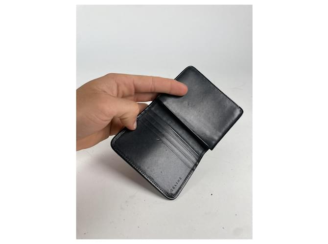 Céline Borsa in pelle nera Celine Nero - vista 4