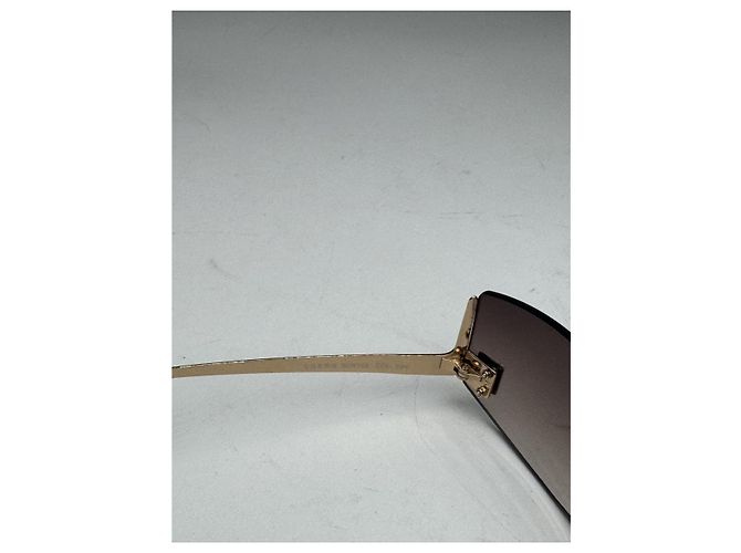 Gafas de sol de metal marrón Loewe Castaño - vista 2