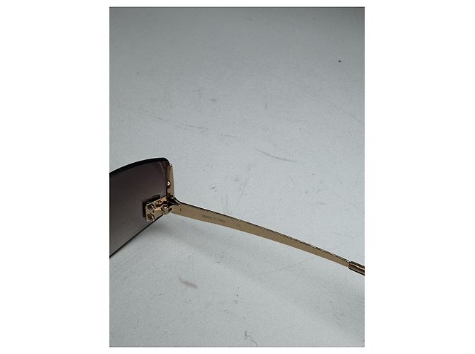 Gafas de sol de metal marrón Loewe Castaño - vista 4