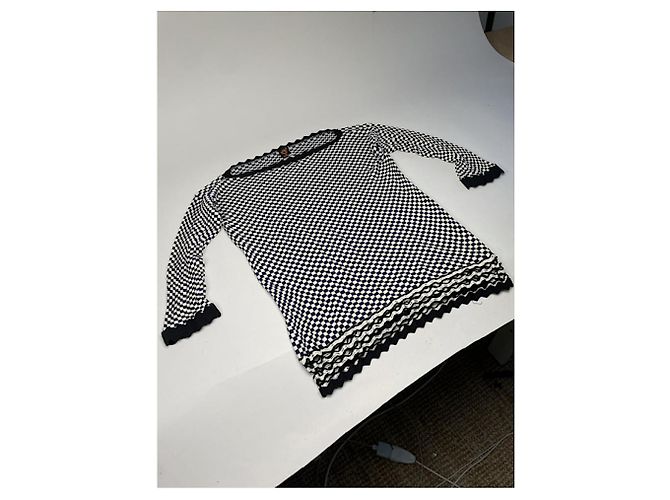 Schwarze Polyester-Strickware von Jean Paul Gaultier - Ansicht 4